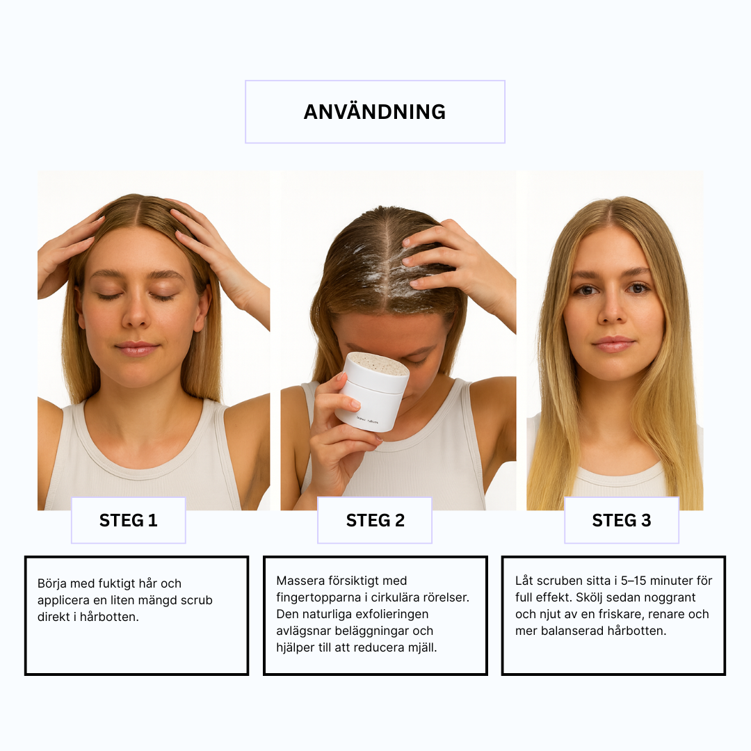 Deep Cleanse Hårbottenskrubb – Rosmarin & Mynta